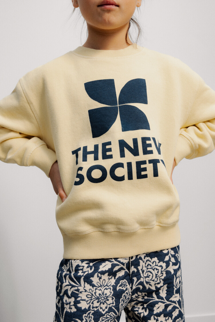 The New Society TNS Logo Sweatshirt Sunlight
