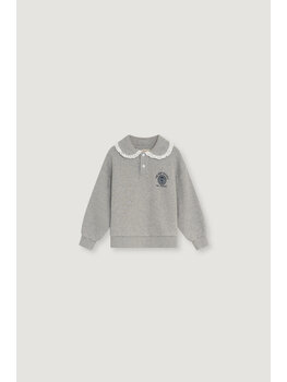 The New Society Ash Polo - Grey