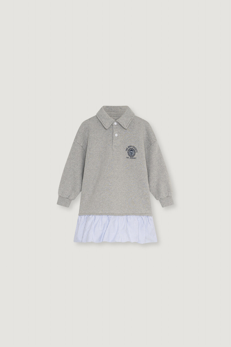 The New Society Ash Dress - Grey