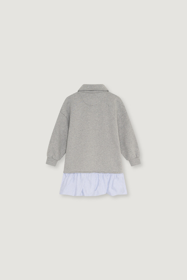 The New Society Ash Dress - Grey