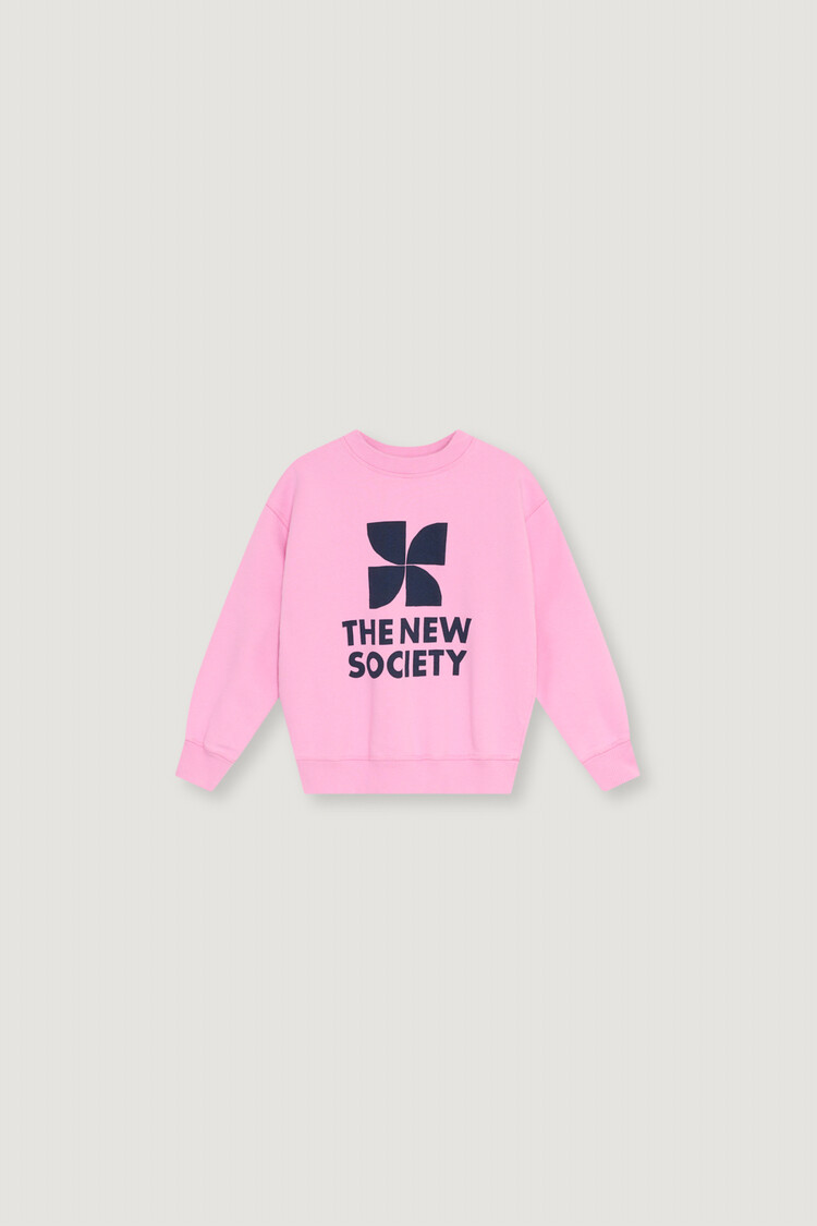 The New Society TNS Logo Sweatshirt Lilac Chiffon