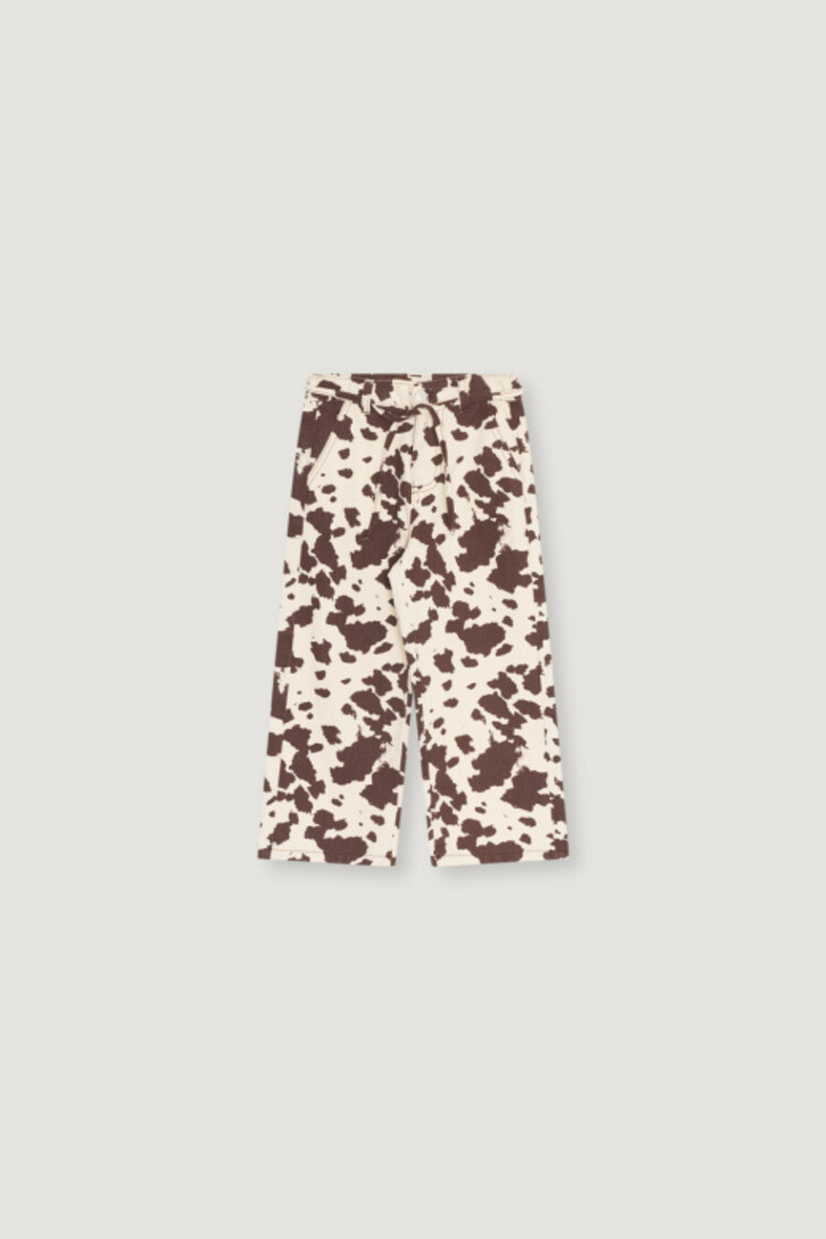 The New Society Dakota Trouser Cow Print