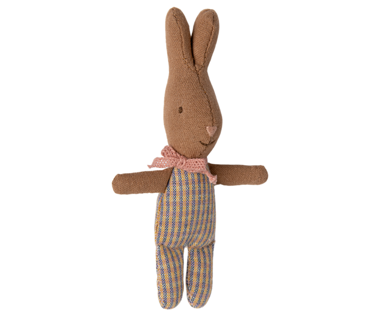 Maileg 16-4000-00  Rabbit, My - Rose/Blue check