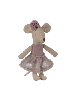 Maileg 17-6108-00 Ballerina mouse, Little sister - Heather