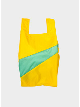 Susan Bijl Shopping Bag Sunflower & Holly Green Medium