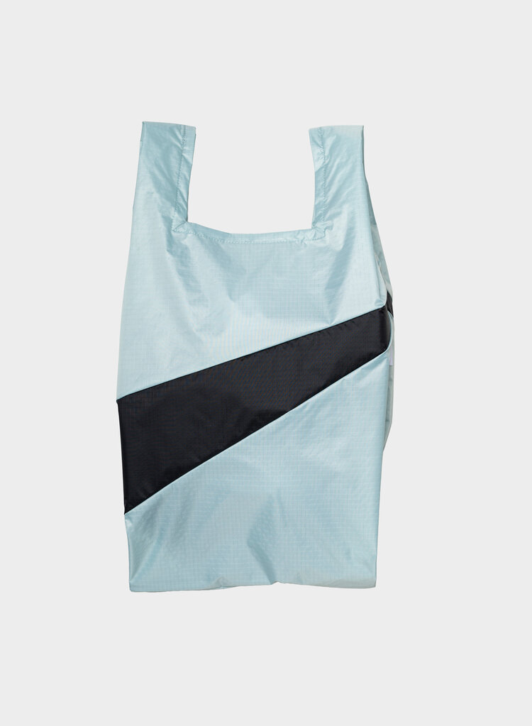Susan Bijl Shopping Bag Surf Spray & Black Medium