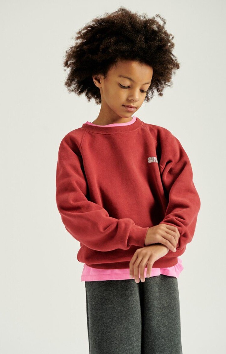 American Vintage IZUBIRD Sweater - Cerise