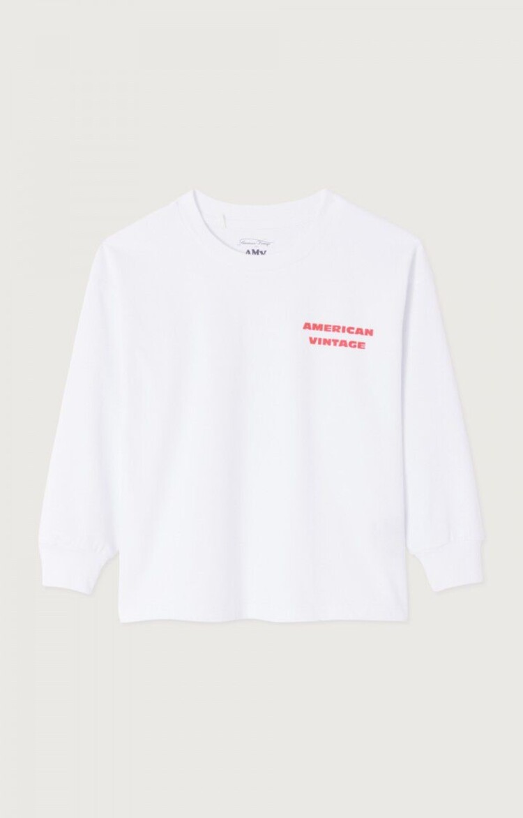 American Vintage KID TEE- Fizvalley - Blanc