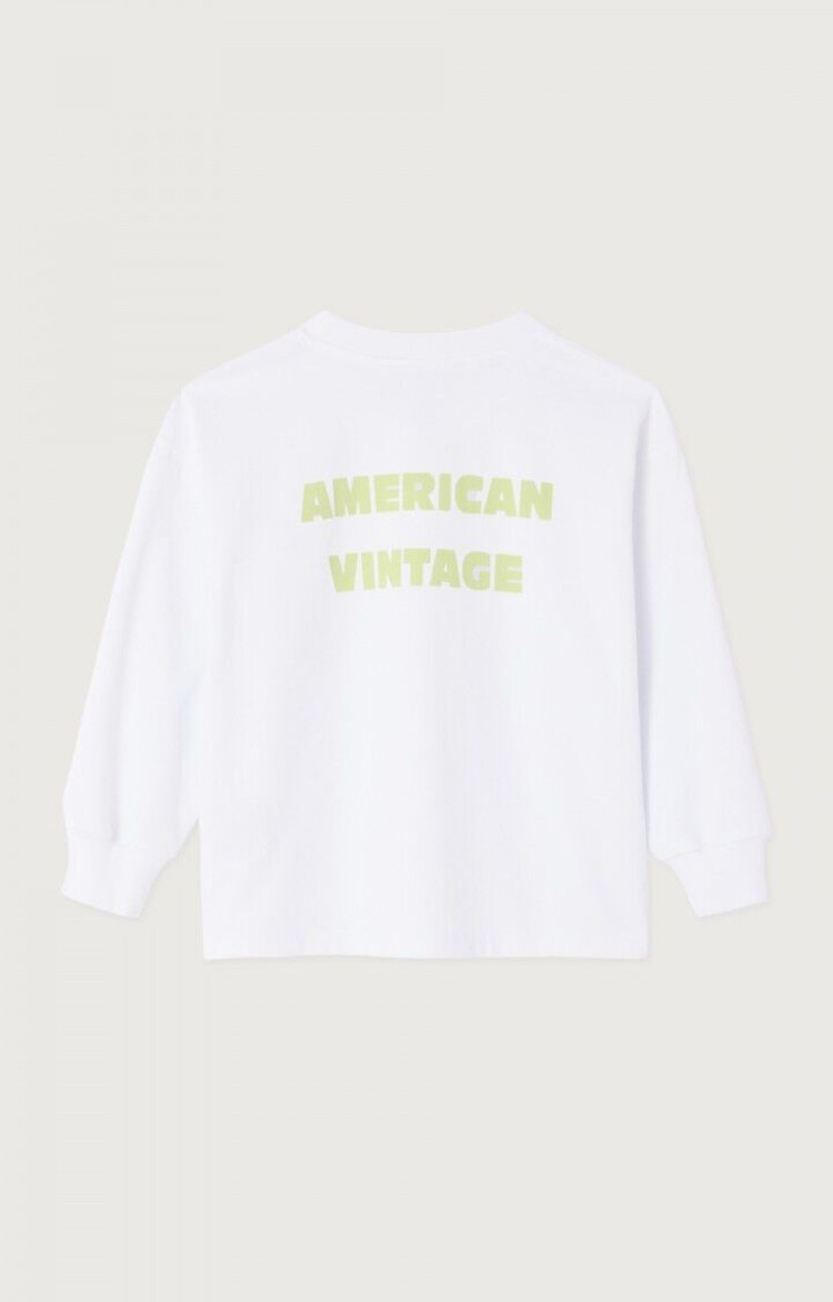 American Vintage KID TEE- Fizvalley - Blanc