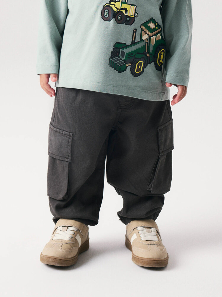 Name it NMMBEN TAP CARGO TWI PANT- Peat
