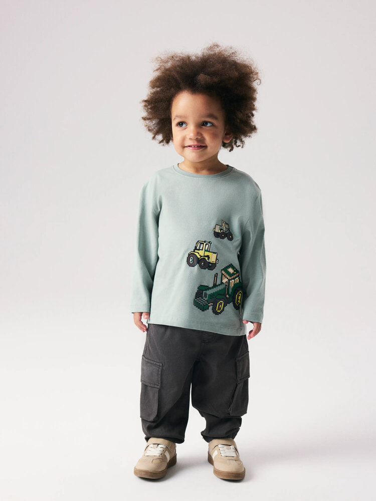 Name it NMMBEN TAP CARGO TWI PANT- Peat