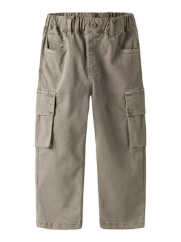 Name it NMMBEN TAP CARGO TWI PANT- Chinchilla