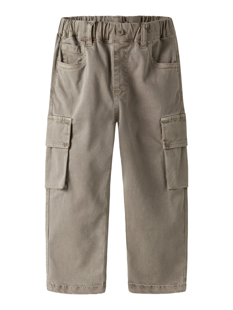 Name it NMMBEN TAP CARGO TWI PANT- Chinchilla