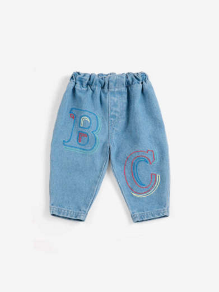 Bobo Choses B.C. Embossed denim pants