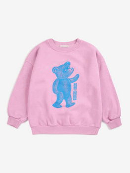 Bobo Choses Softpaw Monster sweatshirt - Roze