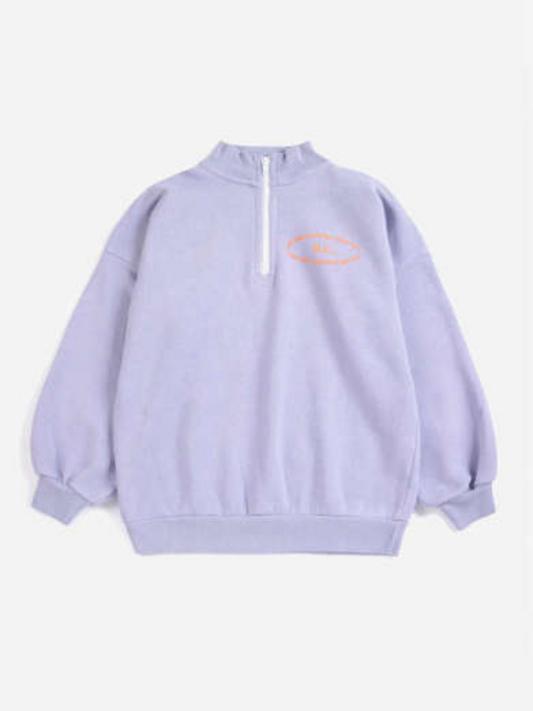 Bobo Choses Mystery BC half zipped sweatshirt - Lila