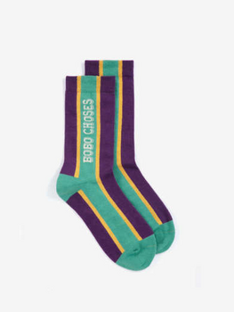 Bobo Choses Bobo Choses embossed socks -Groen/Bruin