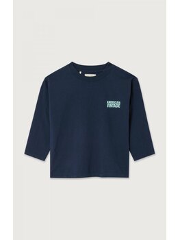 American Vintage GIXY - Longsleeve Navy