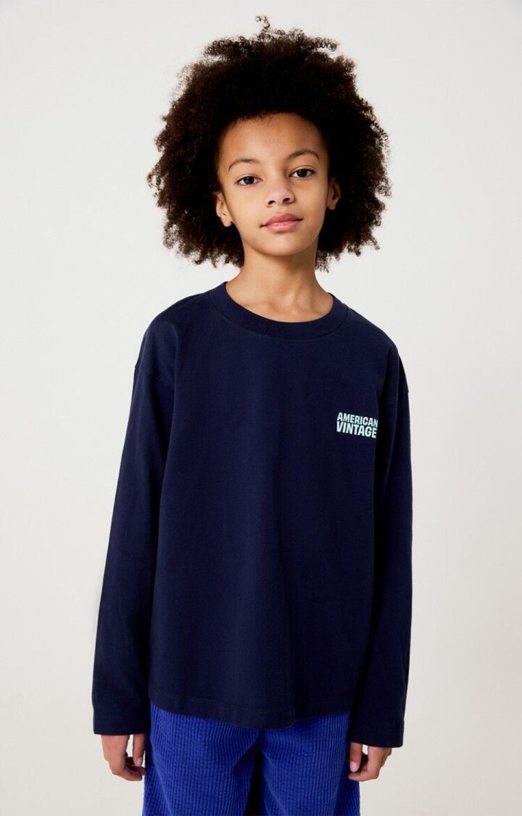 American Vintage GIXY - Longsleeve Navy
