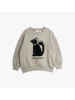 Mini Rodini Skunk chenille sweatshirt