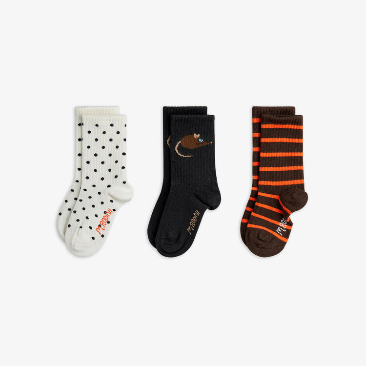 Mini Rodini Elephant shrew 3 pack