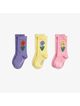 Mini Rodini Violas 3 pack socks