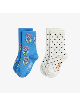 Mini Rodini Violas 2 pack socks