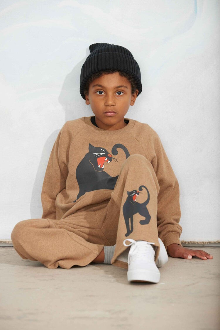 Mini Rodini Panther sp melange sweatshirt