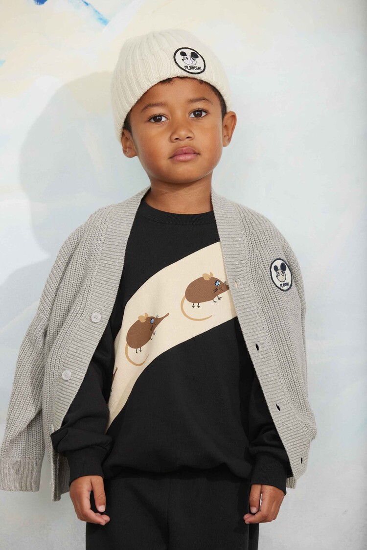 Mini Rodini Elephant shrew panel sweatshirt