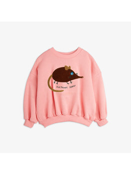 Mini Rodini Elephant shrew chenille sweater pink