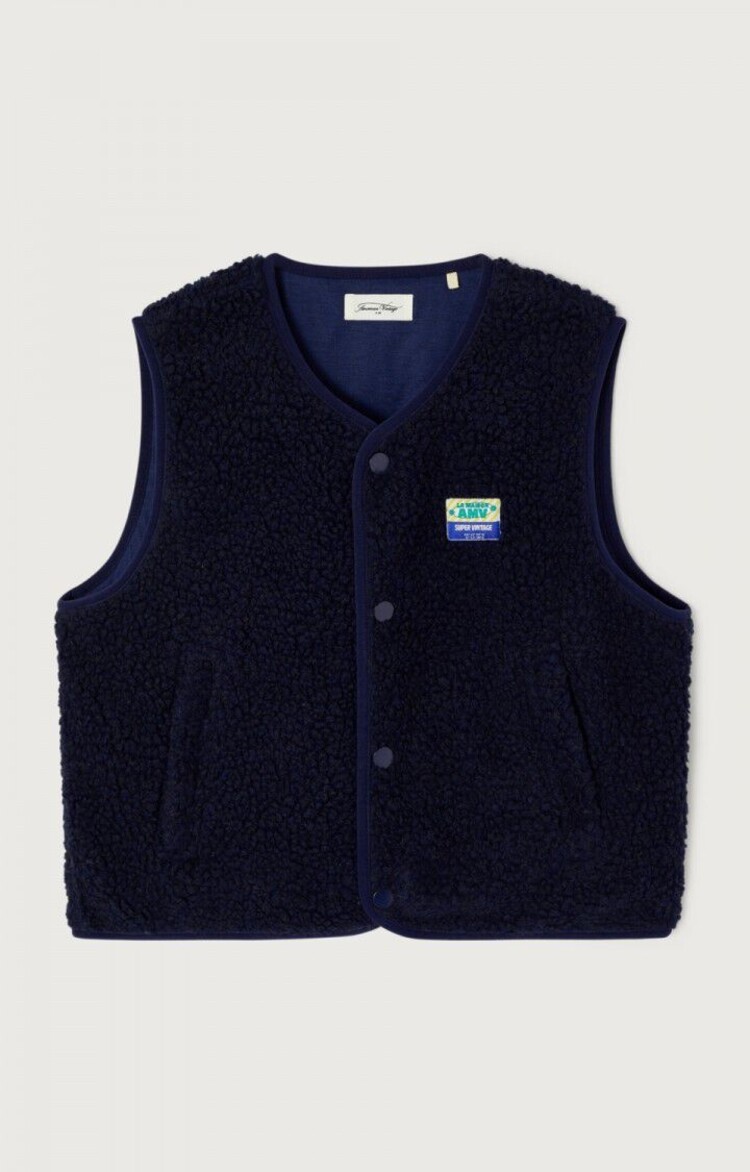 American Vintage HOKTOWN Vest - Navy