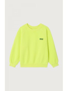 American Vintage IZUBIRD Sweater - Citron Fluo