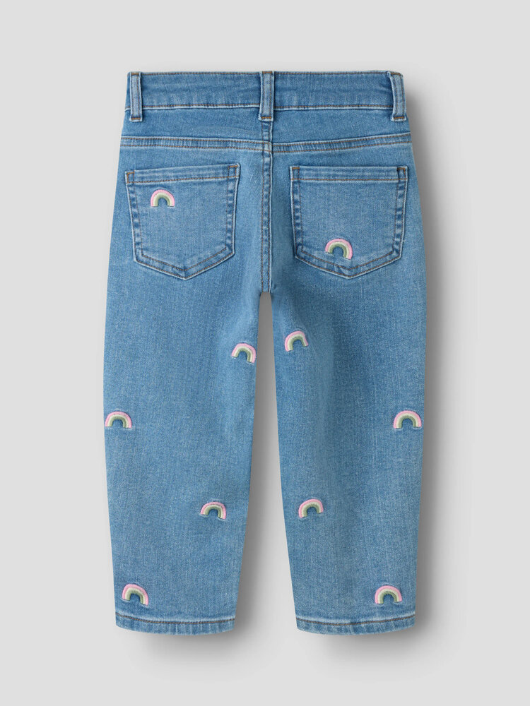 Name it NMFBELLA MOM EMB JEANS - Rainbow