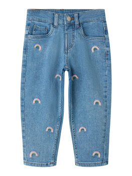 Name it NMFBELLA MOM EMB JEANS - Rainbow