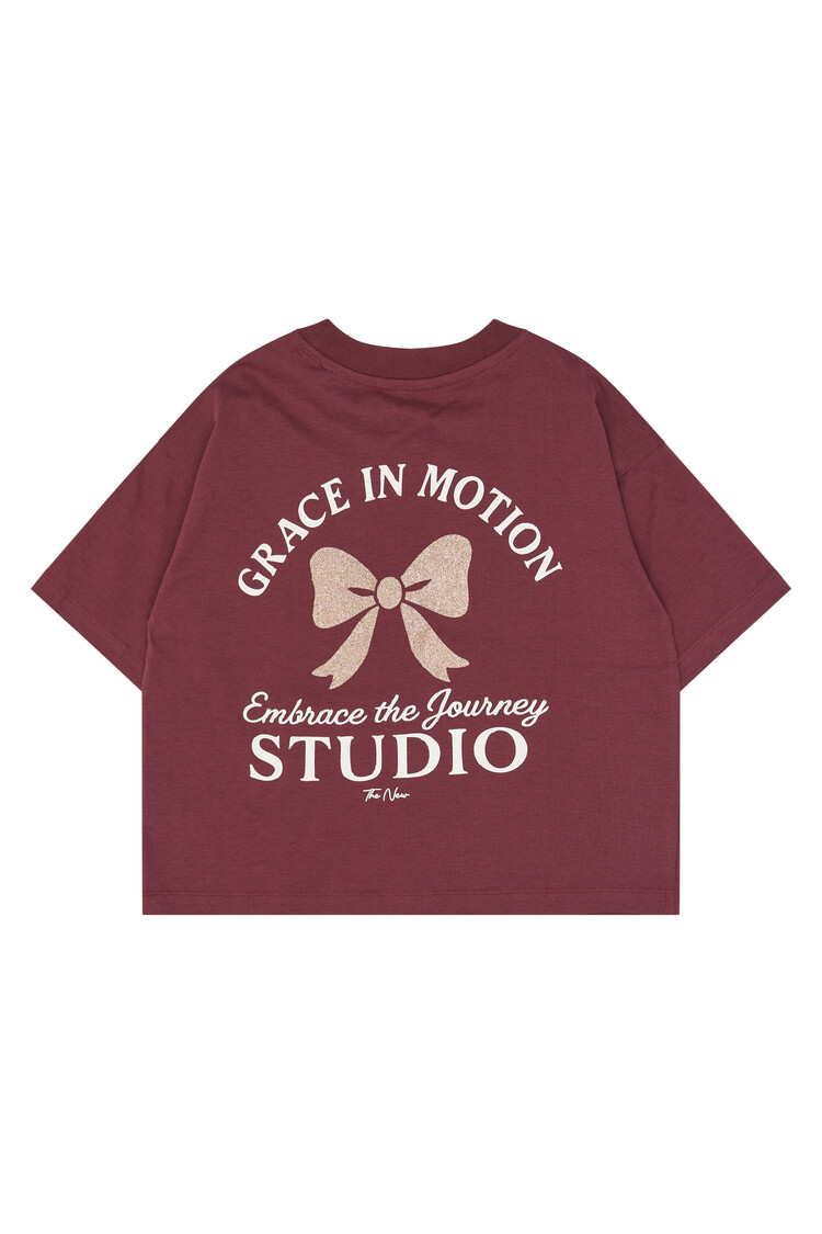 THE NEW TNVioletta Tee - Burgundy
