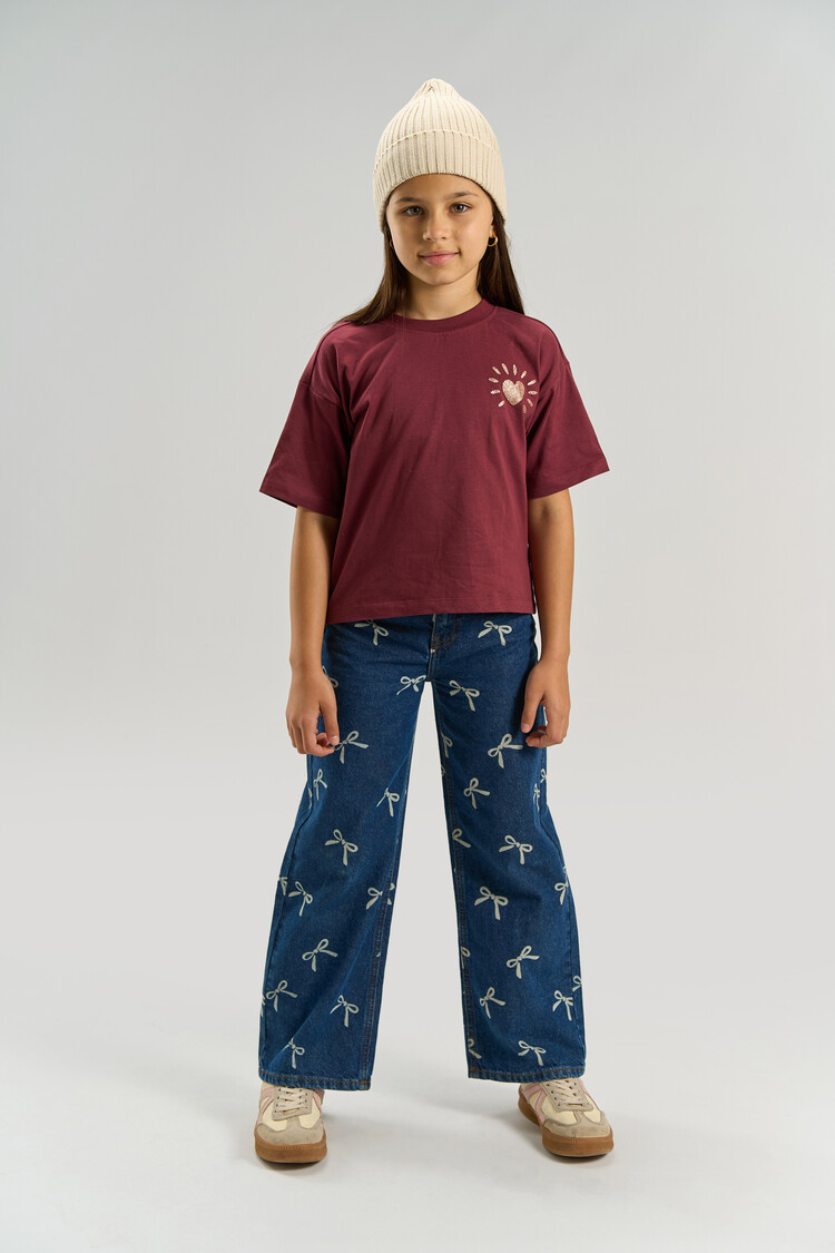 THE NEW TNVioletta Tee - Burgundy