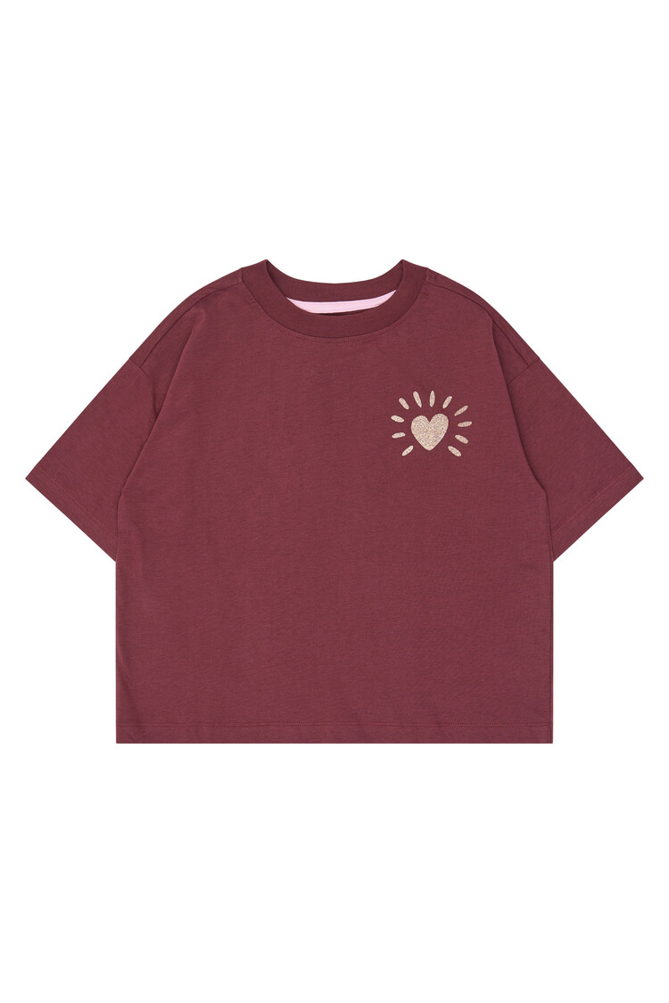THE NEW TNVioletta Tee - Burgundy