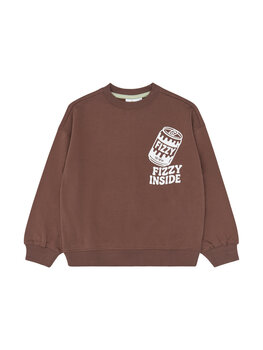 THE NEW TNValentino OS Sweatshirt - Chestnut