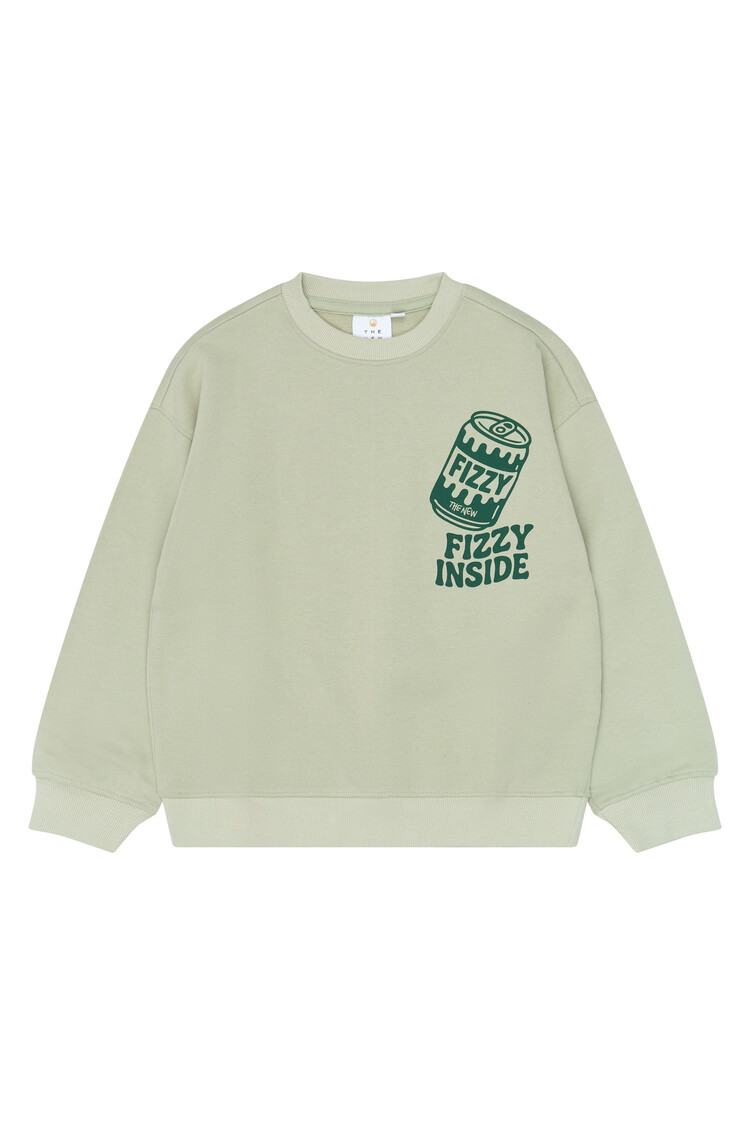 THE NEW TNValentino OS Sweatshirt - Mineral Gray