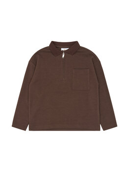 THE NEW TNVarl OS L_S Polo - Chestnut