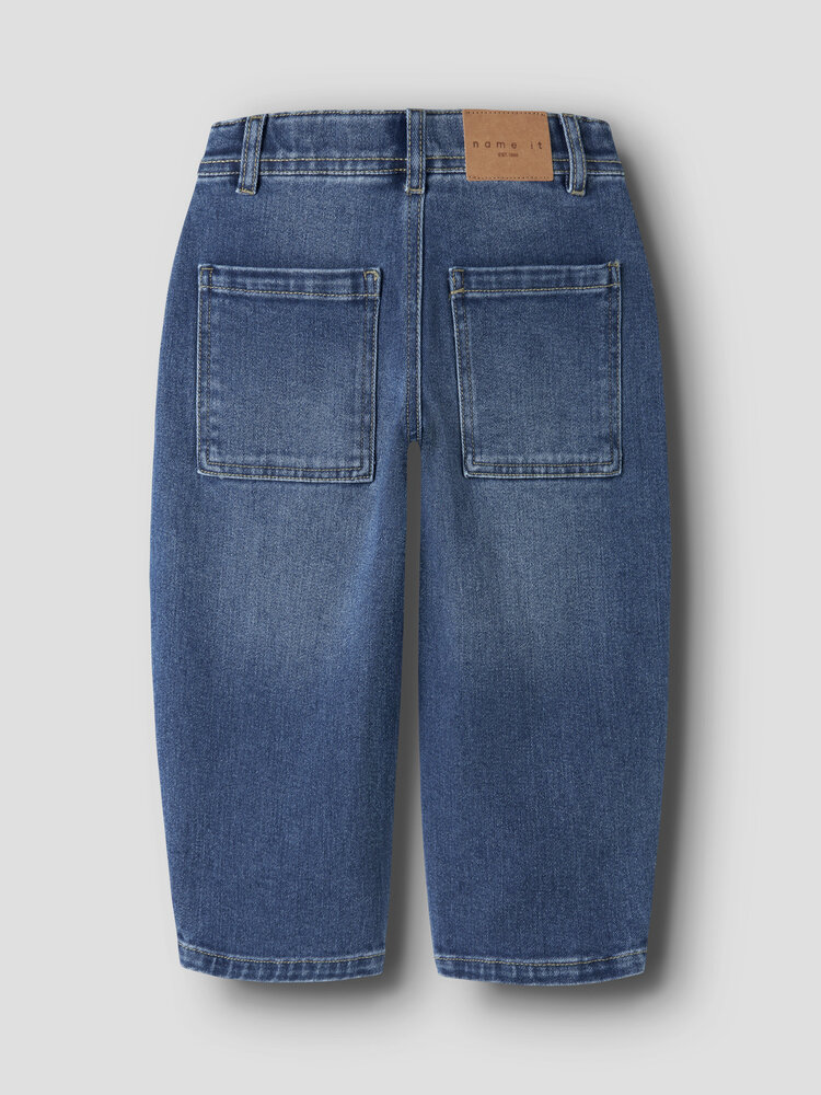 Name it NMMBEN BARREL JEANS  - Medium Blue