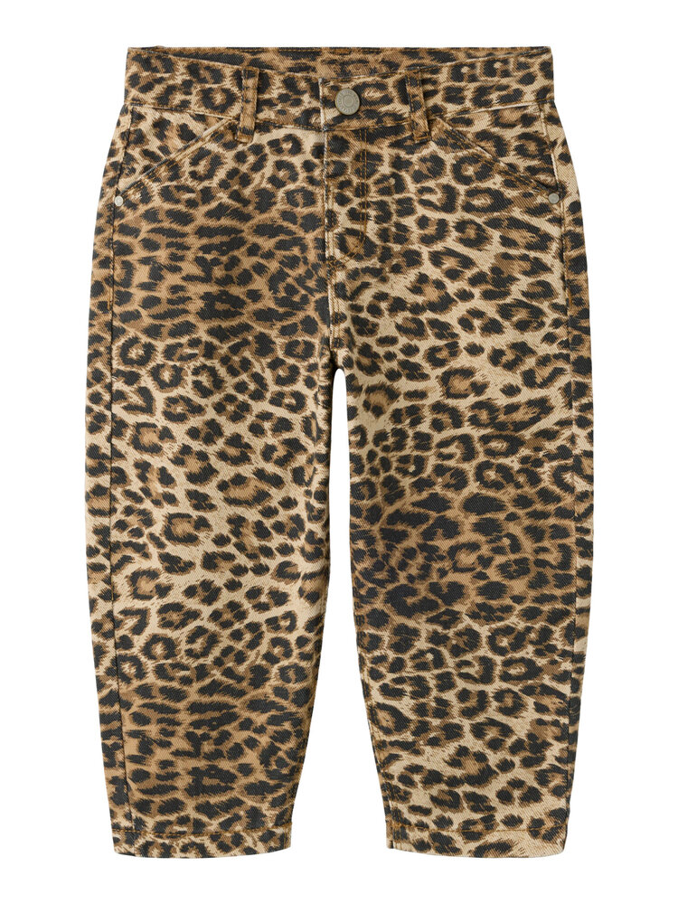 Name it NMFBELLA MOM TWI PANTS - Leopard