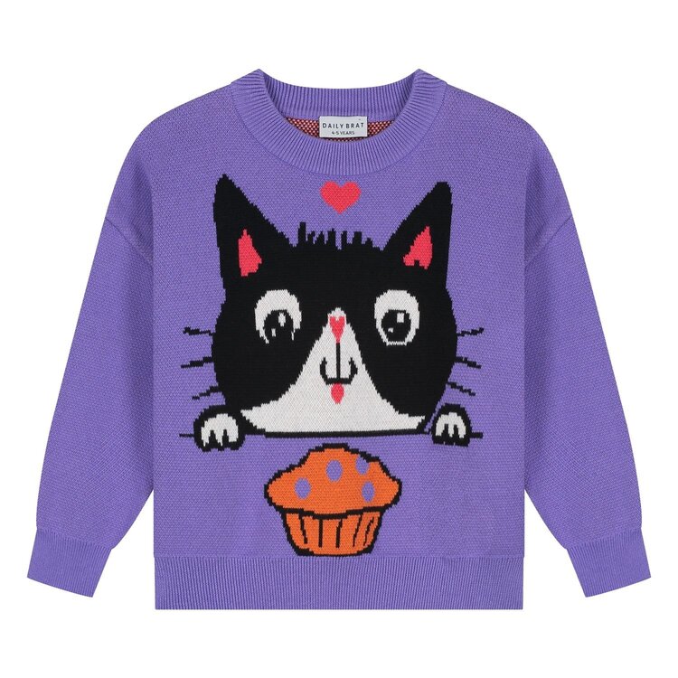 Daily Brat MIDNIGHT MUFFIN SWEATER