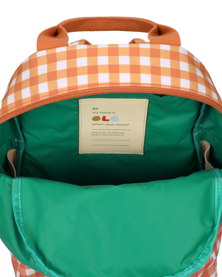 OLE Ole backpack small | gingham | canyon