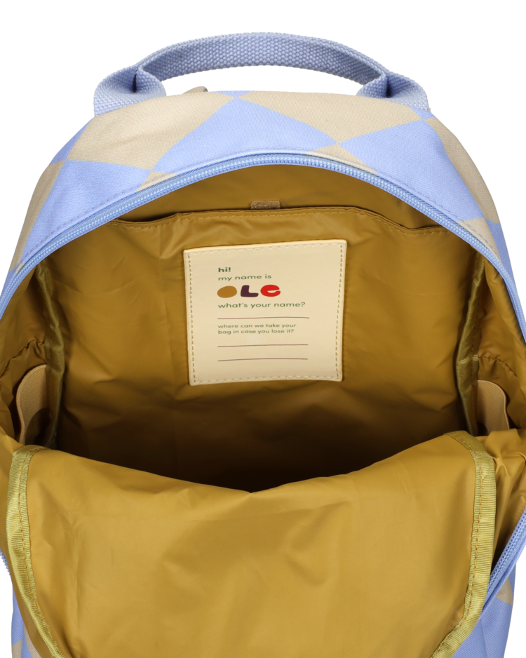 OLE Ole backpack small | diamond | vanilla + ice blue