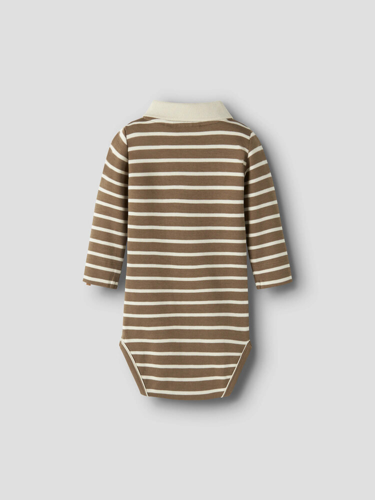 Lil atelier NBMLIMIA LS POLO BODY LIL - Kangeroo