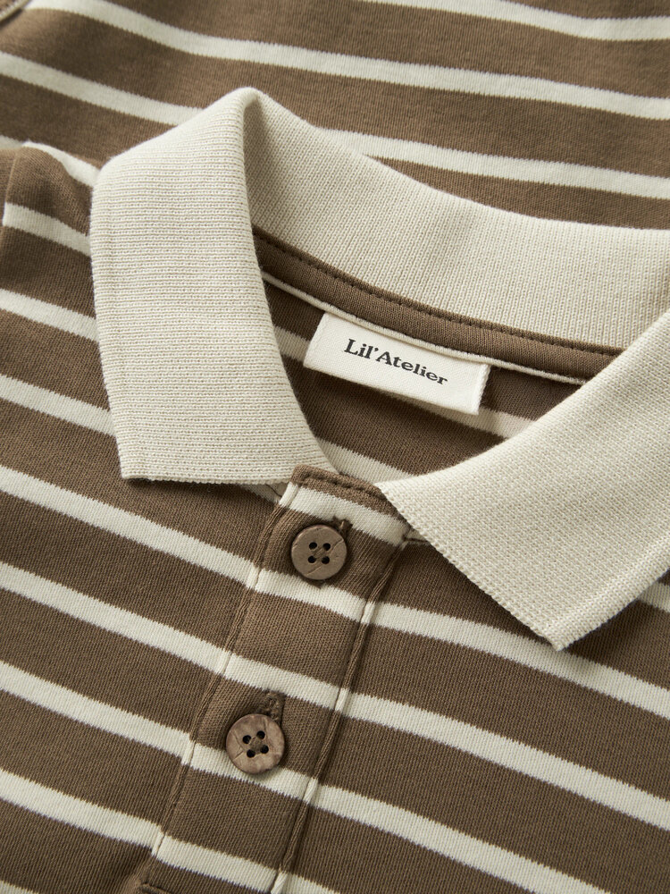 Lil atelier NBMLIMIA LS POLO BODY LIL - Kangeroo