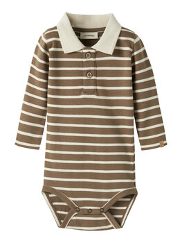 Lil atelier NBMLIMIA LS POLO BODY LIL - Kangeroo