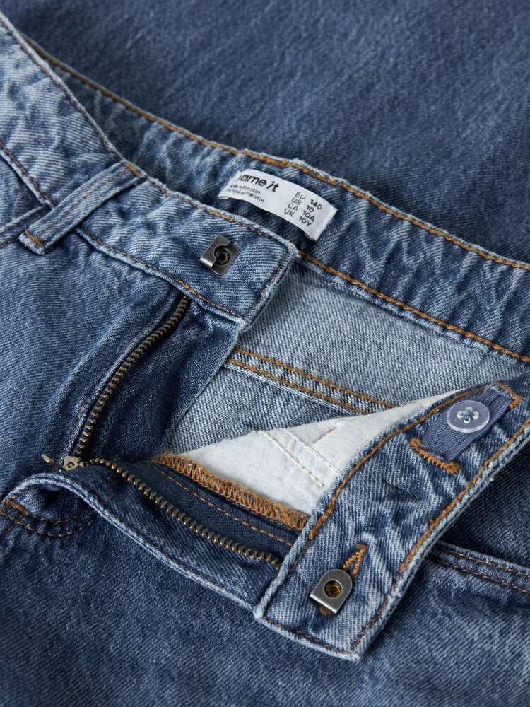 Name it NKFBELLA BARREL JEANS - Medium Blue