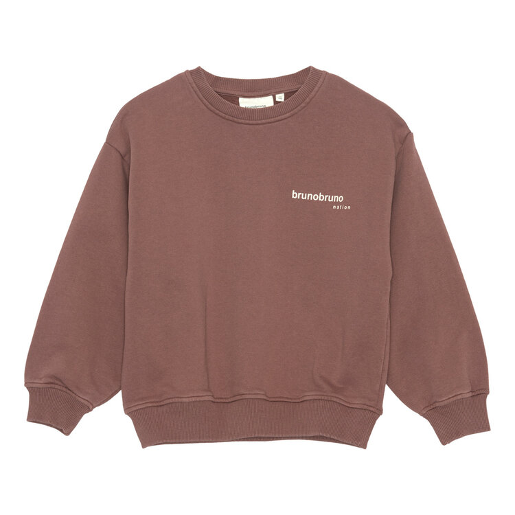 Brunobruno nation Norah Sweatshirt - Marron Plum